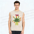 Unisex Guess Who Printed Washed Tank Top