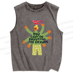 Unisex Guess Who Printed Washed Tank Top