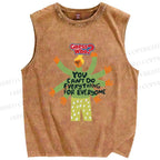Unisex Guess Who Printed Washed Tank Top