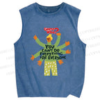 Unisex Guess Who Printed Washed Tank Top