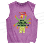 Unisex Guess Who Printed Washed Tank Top