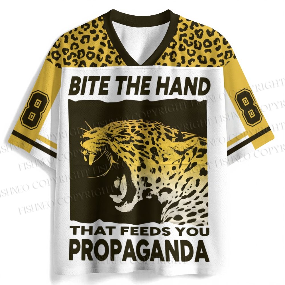 Bite the Hand That Feeds You Propaganda Panther Jersey Shirts