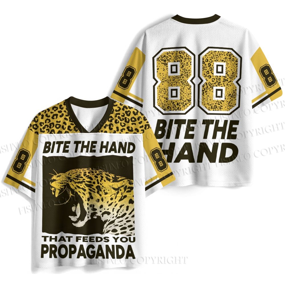 Bite the Hand That Feeds You Propaganda Panther Jersey Shirts