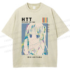 Unisex Mio Akiyama Printed Washed Tee