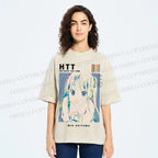 Unisex Mio Akiyama Printed Washed Tee