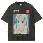 Unisex Mio Akiyama Printed Washed Tee