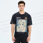 Unisex Mio Akiyama Printed Washed Tee