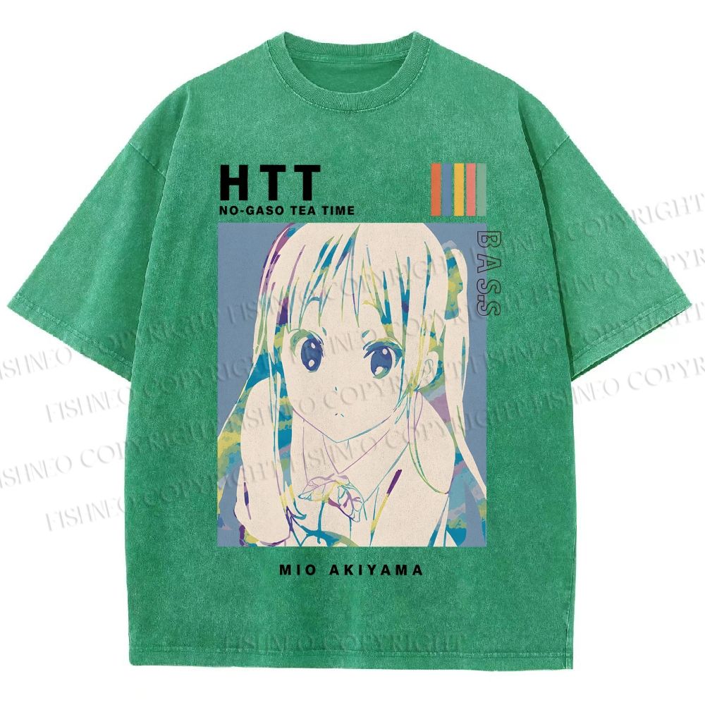 Unisex Mio Akiyama Printed Washed Tee