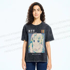 Unisex Mio Akiyama Printed Washed Tee