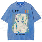 Unisex Mio Akiyama Printed Washed Tee