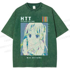 Unisex Mio Akiyama Printed Washed Tee