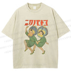 Unisex Dancing Girls Printed Washed Tee
