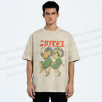 Unisex Dancing Girls Printed Washed Tee