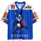 Bauhaus Abstract Art Magazine Printed Jersey Shirts