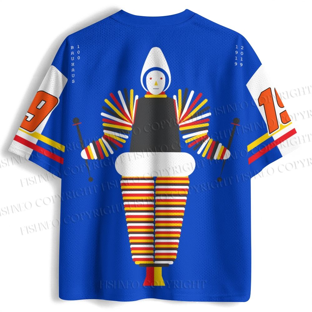 Bauhaus Abstract Art Magazine Printed Jersey Shirts