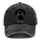 Retro Dachshund Classic Cap