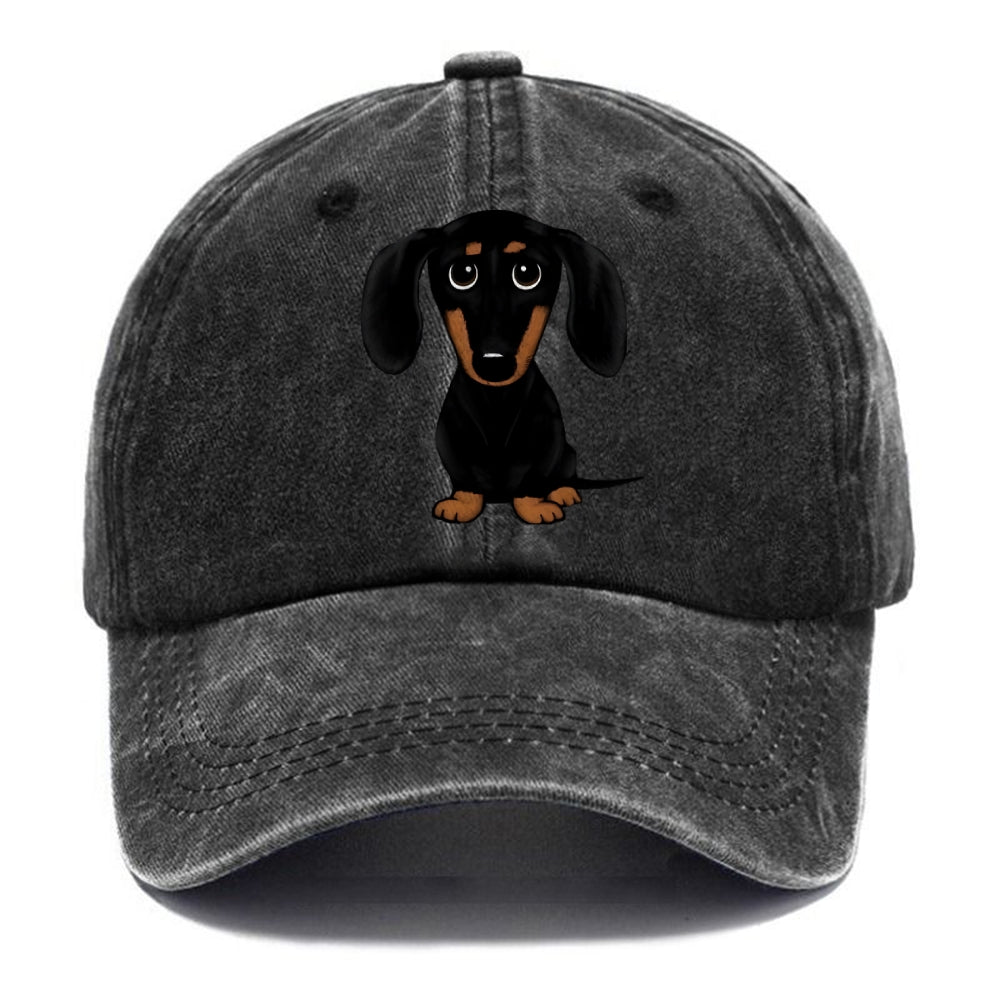 Retro Dachshund Classic Cap