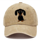 Retro Dachshund Classic Cap