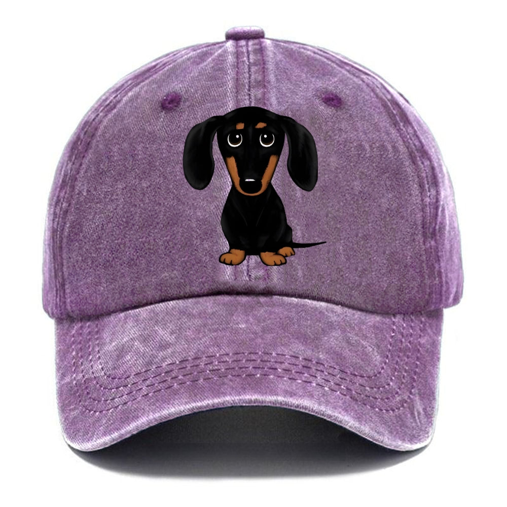 Retro Dachshund Classic Cap