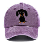 Retro Dachshund Classic Cap