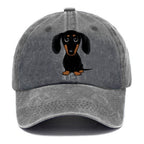 Retro Dachshund Classic Cap