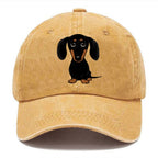 Retro Dachshund Classic Cap
