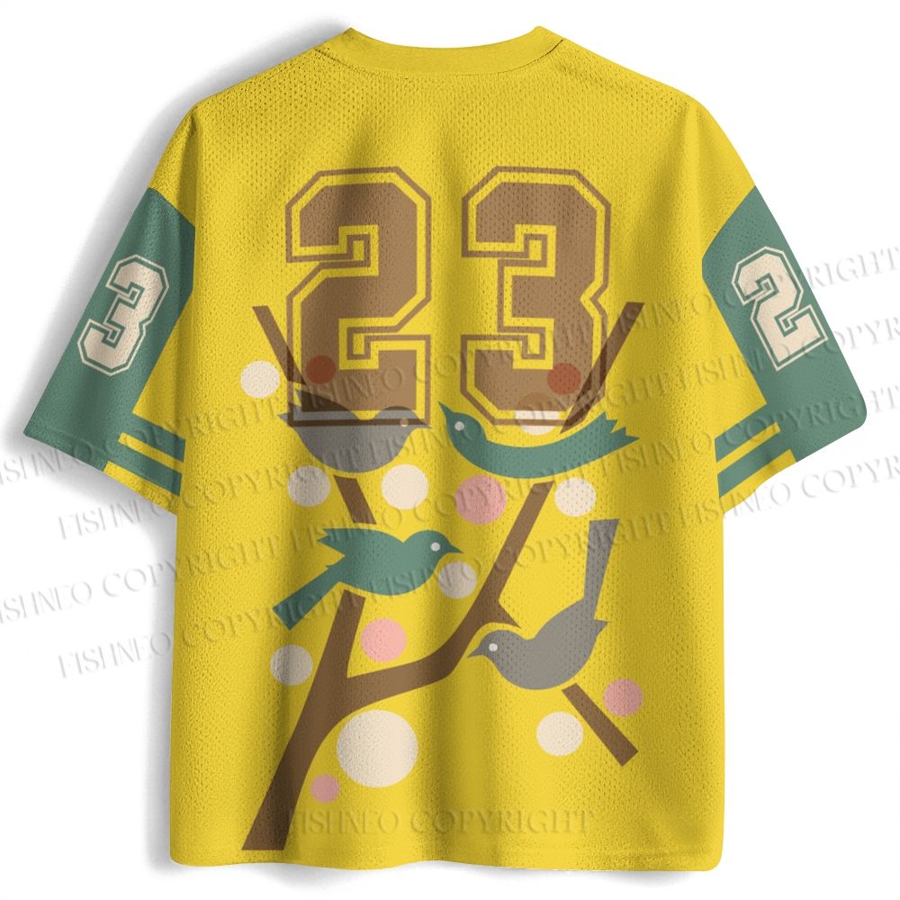 Vintage Bird in Flowers Jersey Shirts