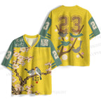 Vintage Bird in Flowers Jersey Shirts