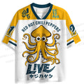 Japanese Cartoon Octopus Printed Jersey Shirts