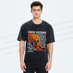Unisex Yayoi Kusama Infinite Love Printed Washed Tee