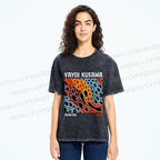 Unisex Yayoi Kusama Infinite Love Printed Washed Tee