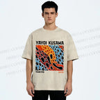 Unisex Yayoi Kusama Infinite Love Printed Washed Tee