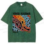 Unisex Yayoi Kusama Infinite Love Printed Washed Tee
