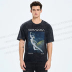 Unisex Sorayama Hajime Ex Machina Printed Washed Tee