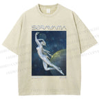 Unisex Sorayama Hajime Ex Machina Printed Washed Tee