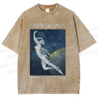 Unisex Sorayama Hajime Ex Machina Printed Washed Tee