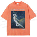 Unisex Sorayama Hajime Ex Machina Printed Washed Tee