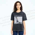 Unisex Sorayama Hajime Ex Machina Printed Washed Tee