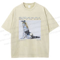 Unisex Sorayama Hajime Ex Machina Printed Washed Tee