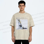 Unisex Sorayama Hajime Ex Machina Printed Washed Tee