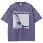 Unisex Sorayama Hajime Ex Machina Printed Washed Tee