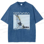 Unisex Sorayama Hajime Ex Machina Printed Washed Tee