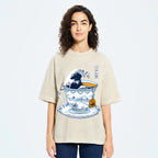 The Great Kanagawa Tea Wave Washed T-Shirt