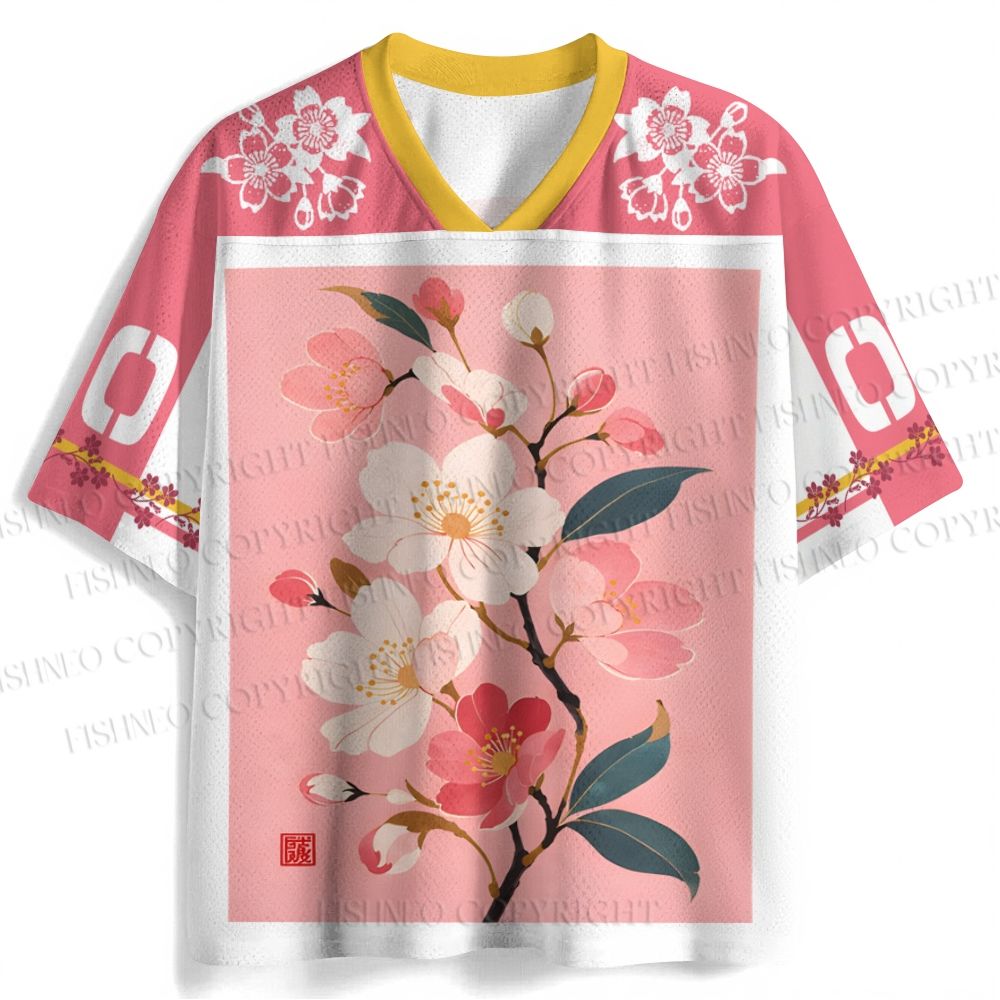Japanese Vintage Sakura Jersey Shirts