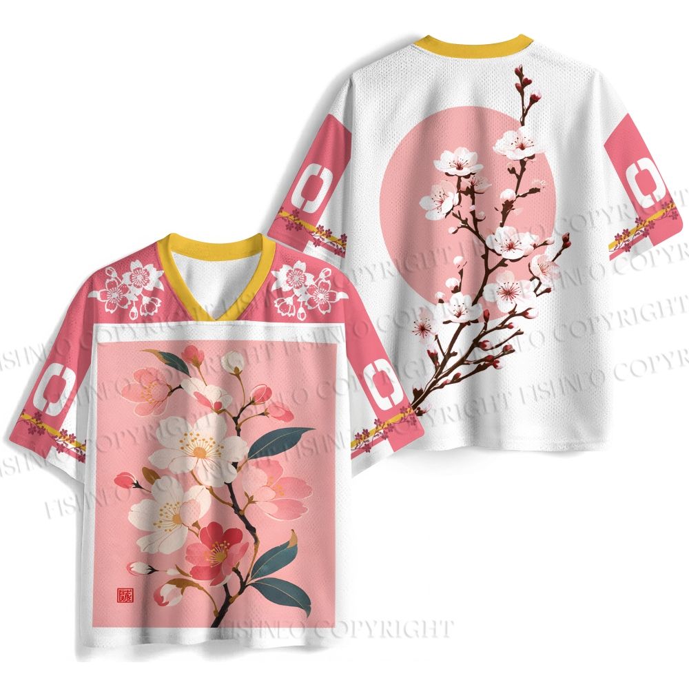 Japanese Vintage Sakura Jersey Shirts
