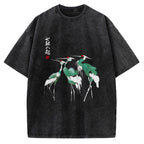 Unisex Dracula European Tour 1897 Distressed Version Printed Washed Tee