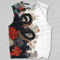 Unisex Octopus Printed Tank Top