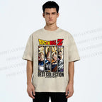 Unisex Dragon Ball Printed Washed Tee