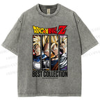 Unisex Dragon Ball Printed Washed Tee
