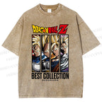 Unisex Dragon Ball Printed Washed Tee